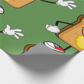 Toast Face Wrapping Paper Geschenkpapier