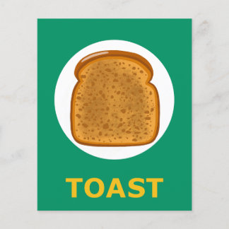 TOAST-Flashkarte für erstes T 1 Silbenfähiges Wort