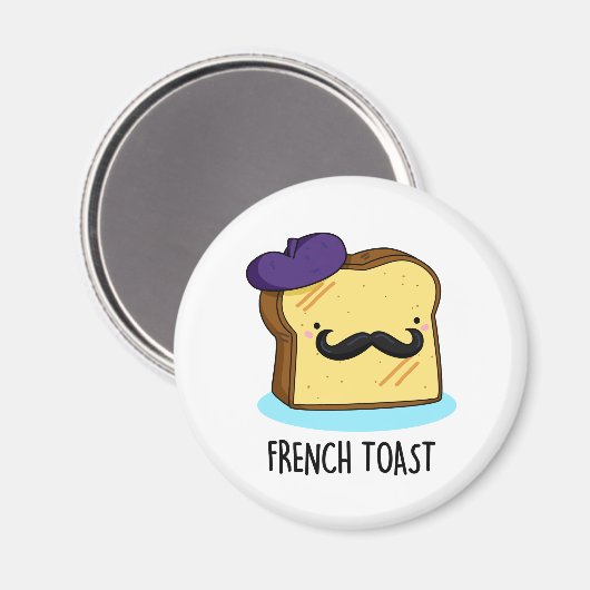 Toast Funny Bread Pub Magnet (Vorderseite/Rückseite)