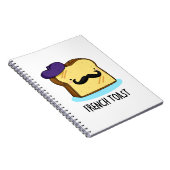 Toast Funny Bread Pub Notizblock (Rechte Seite)