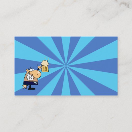 Toast für Geschäftsmann Visitenkarte (Vorderseite)