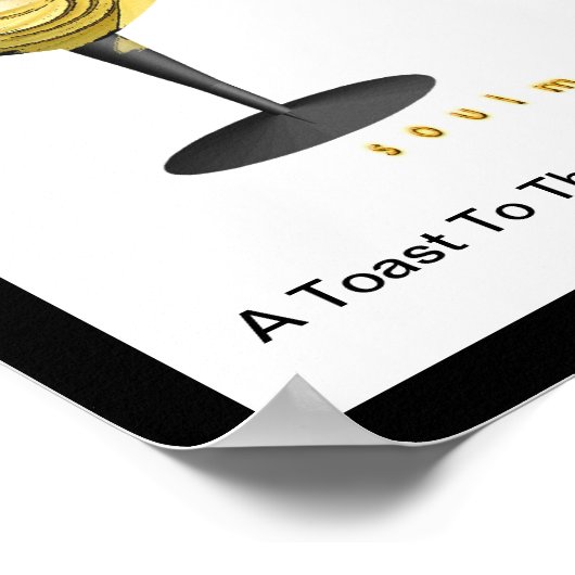 "Toast für uns"* Poster (Ecke)