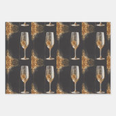 Toast Hochzeitspapier Geschenkpapier Set (Vorderseite 2)