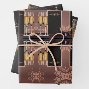 Toast Hochzeitspapier Geschenkpapier Set