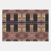 Toast Hochzeitspapier Geschenkpapier Set (Vorderseite)