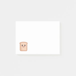 Toast Kawaii Art Post-it Klebezettel
