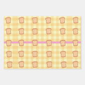 Toast Kawaii Wrapping Paper (Set 3) Geschenkpapier Set (Vorderseite 2)