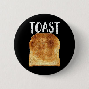 Toast-Kostüm Halloween Lustiges Brotliebhaber Weih Button