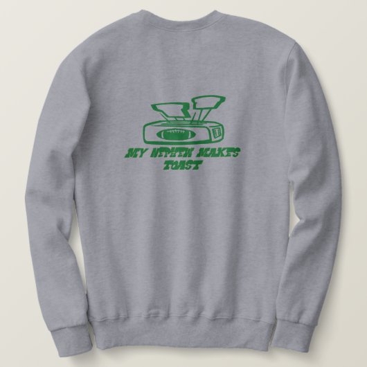 Toast Men's Sweatshirt Onkel (Design Rückseite)