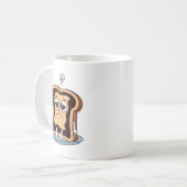 Toast mit existenzieller Krise Kaffeetasse (Vorderseite Links)