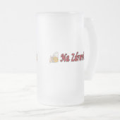 Toast Na Zdrowie mit den Bier-Tassen Mattglas Bierglas (VorderseiteRechts)