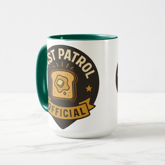 Toast Patrol—Official | Halloween Gifts Tasse (Vorderseite Links)
