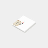 Toast Post-it-Notizen Post-it Klebezettel (angewinkelt)