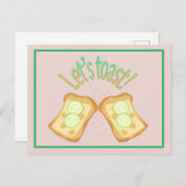 Toast! Postkarte (Vorne/Hinten)