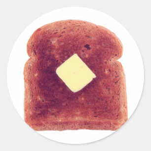 Toast! Runder Aufkleber