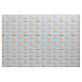 Toast Slices with Butter - Ihr eigener Text in bel Stoff (Fat Quarter (45,7 x 55,9 cm))