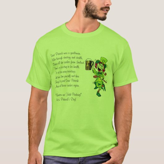 Toast St. Patricks Tages T-Shirt (Vorderseite)