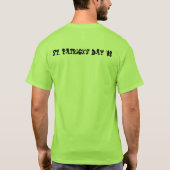 Toast St. Patricks Tages T-Shirt (Rückseite)
