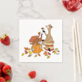 Toast Thanksgiving Napkin Serviette (Beispiel)