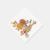 Toast Thanksgiving Napkin Serviette (Ecke)