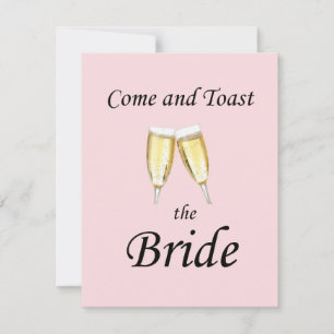 Toast the Bride Junggeselinnen-Abschied Einladung