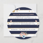 Toast The Bridge - Champagne Brautparty Einladung (Rückseite)