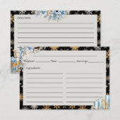 Toast um Mitternacht Rezeptkarte Begleitkarte (Vorne/Hinten)