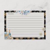 Toast um Mitternacht Rezeptkarte Begleitkarte (Rückseite)