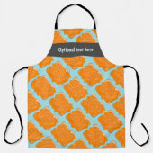 Toast- und Bohnenmuster mit optionalem Text Schürze (Vorderseite)