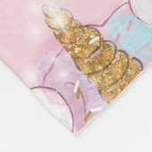 Toast und Milkshake Fleecedecke (Ecke)