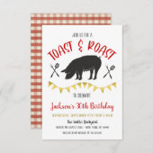 Toast und Party Einladung (Vorne/Hinten)