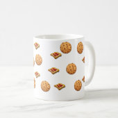 Toast und Plätzchen Kaffeetasse (VorderseiteRechts)
