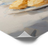 Toast- und Teekunst Poster (Ecke)