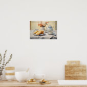 Toast- und Teekunst Poster (Küche)