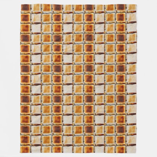Toast und Toast Fleecedecke (Vorderseite)
