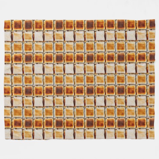 Toast und Toast Fleecedecke (Vorderseite (Horizontal))