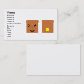 Toast Visitenkarte (Vorne/Hinten)