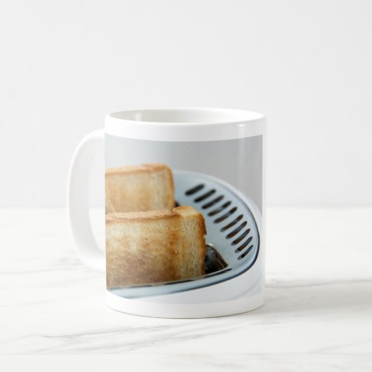 Toast-Vorlagenkaffee-Tasse Kaffeetasse (Vorderseite Links)