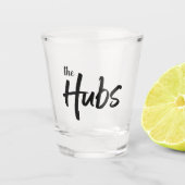 Toast-Whisky-Groom Schnapsglas (Vorderseite)