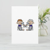 Toast zu den Gärten Einladung (Stehend Vorderseite)