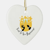 Toast zu den neuen Anfängen Keramikornament (Rechts)