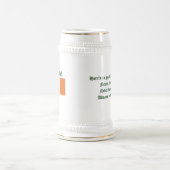 Toast zum irischen Freund-Bier Stein Bierglas (Mittel)