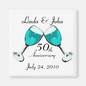 Toast zur Liebe Magnet (Vorne)