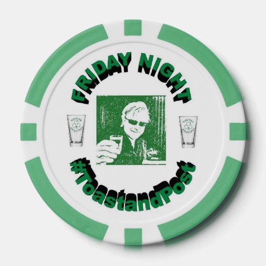 #ToastandPost Poker Chip (Vorderseite)