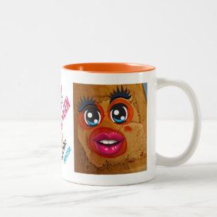 Toastbrot Knutscher Zweifarbige Tasse