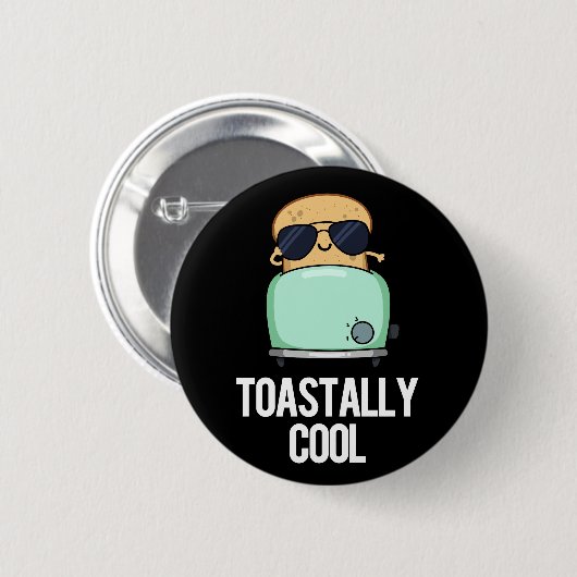 ToastCooler Toast Pun Dark BG Button (Vorne & Hinten)