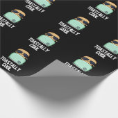 ToastCooler Toast Pun Dark BG Geschenkpapier (Ecke)