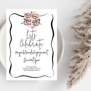 Toastdoodle-Engagement-Partei Einladung