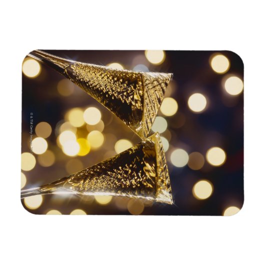 Toasted Champagner Flöte, nah Magnet (Horizontal)