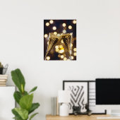 Toasted Champagner Flöte, nah Poster (Heimbüro)